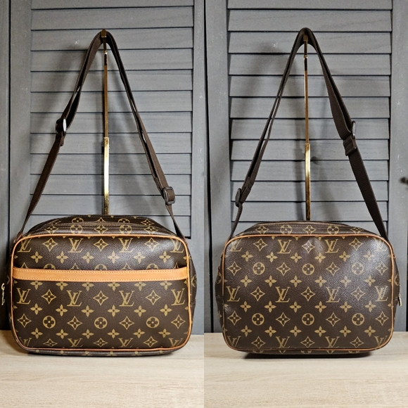 Authentic LOUIS VUITTON Monogram Reporter PM Shoulder Bag - Picture 2 of 16